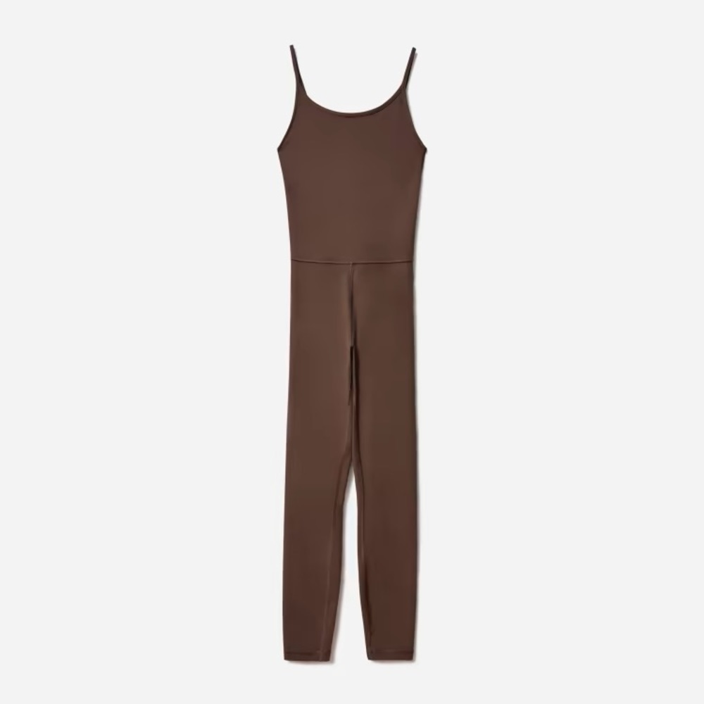Everlane The Perform Unitard in Bitter Chocolate